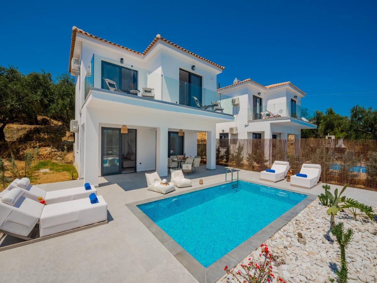 Queen Of Zakynthos Luxury Villas アモウディ エクステリア 写真