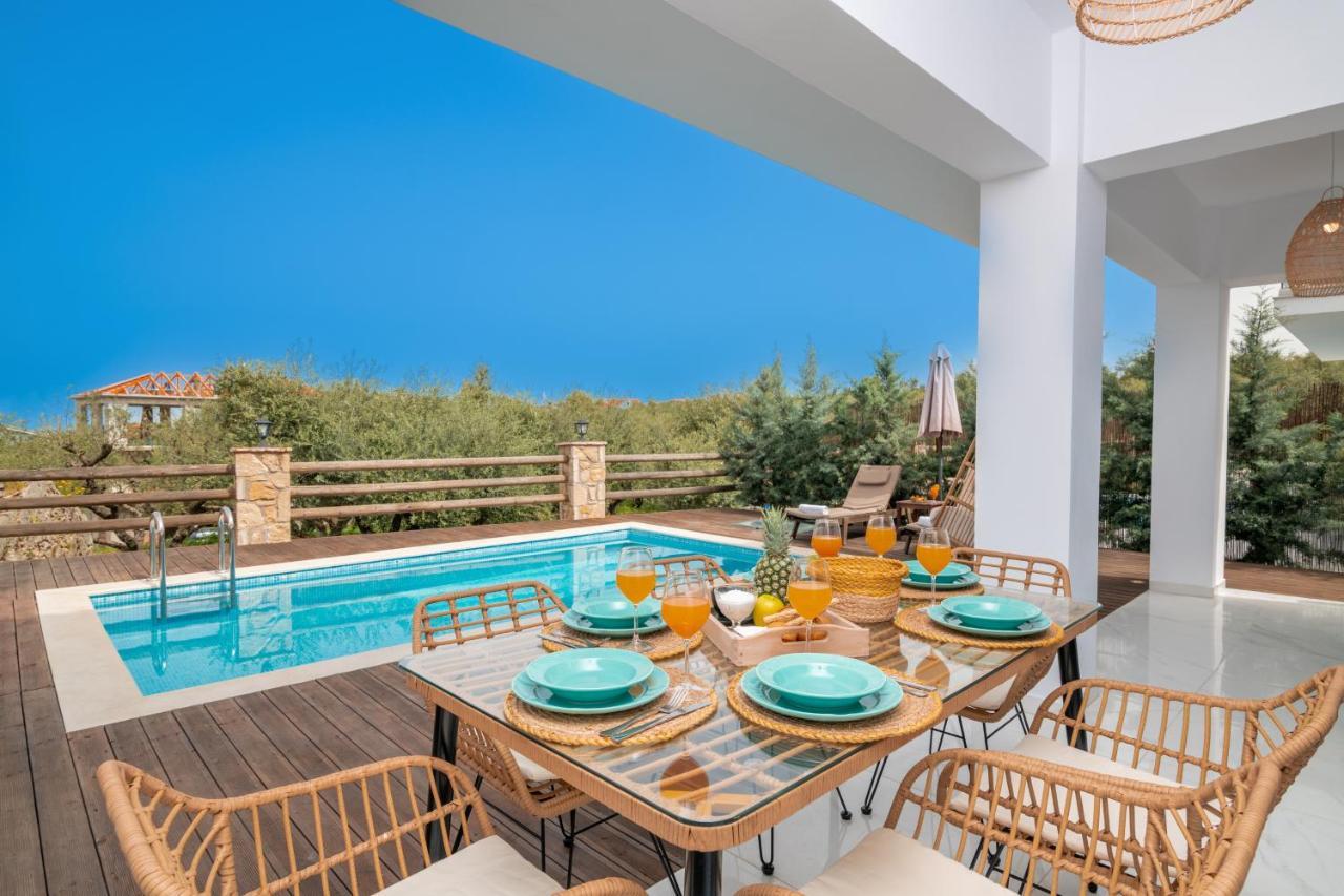 Queen Of Zakynthos Luxury Villas アモウディ エクステリア 写真