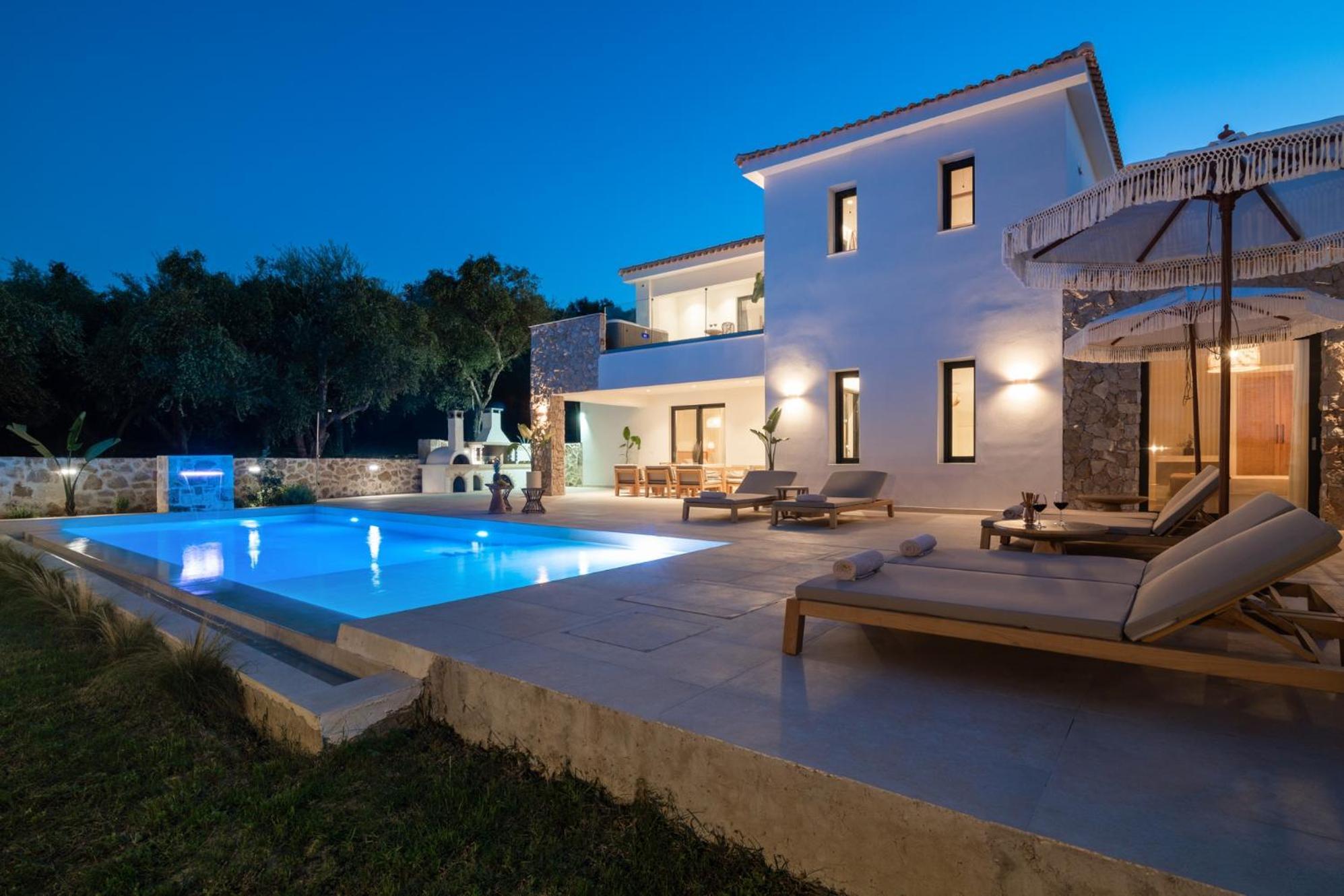 Queen Of Zakynthos Luxury Villas アモウディ エクステリア 写真