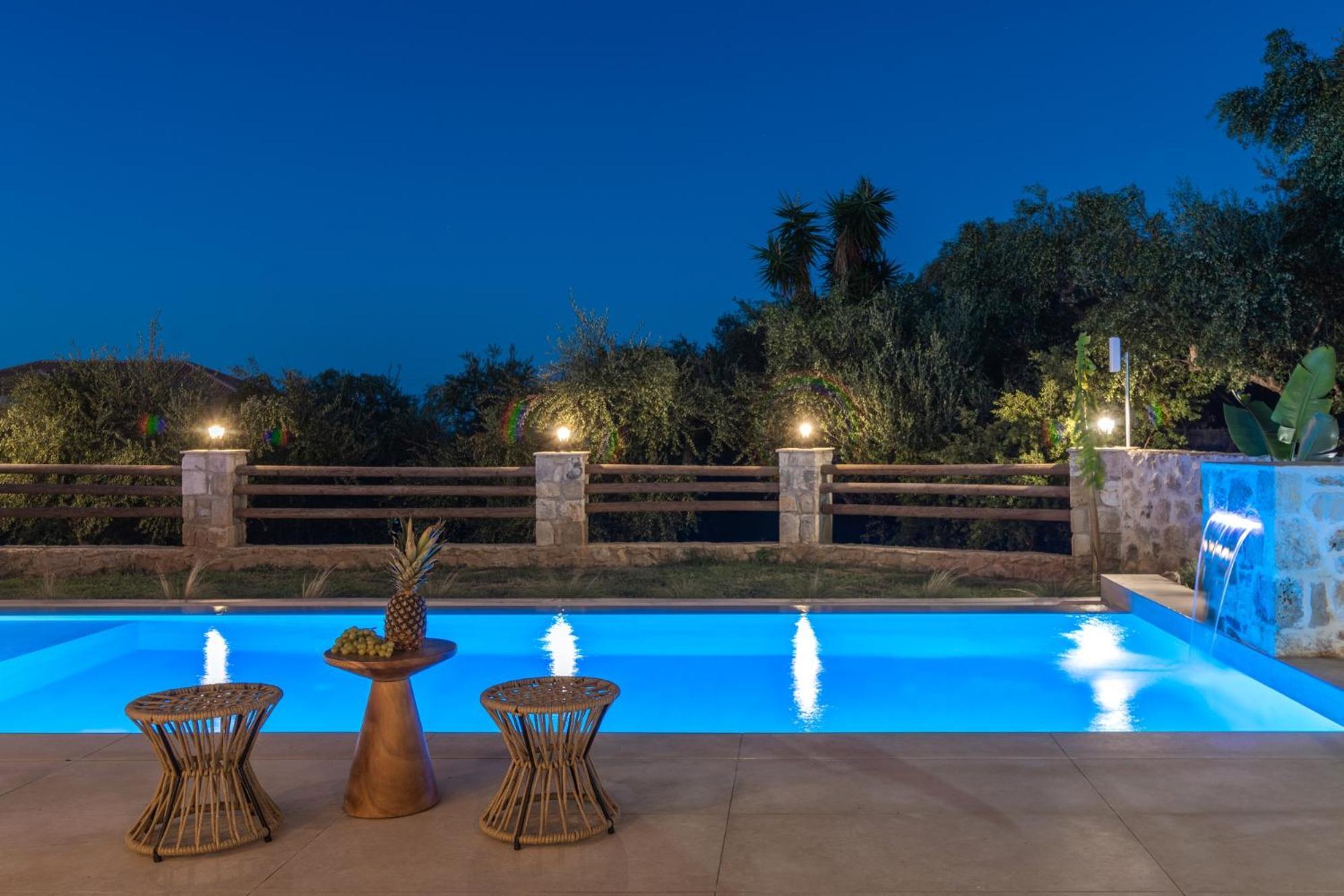 Queen Of Zakynthos Luxury Villas アモウディ エクステリア 写真