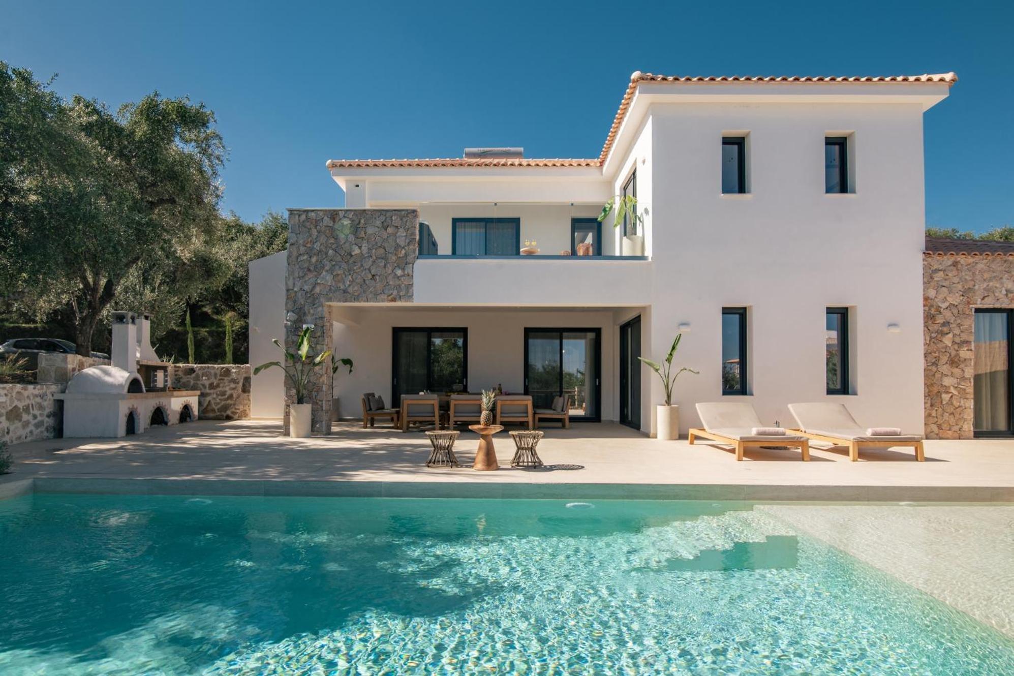 Queen Of Zakynthos Luxury Villas アモウディ エクステリア 写真