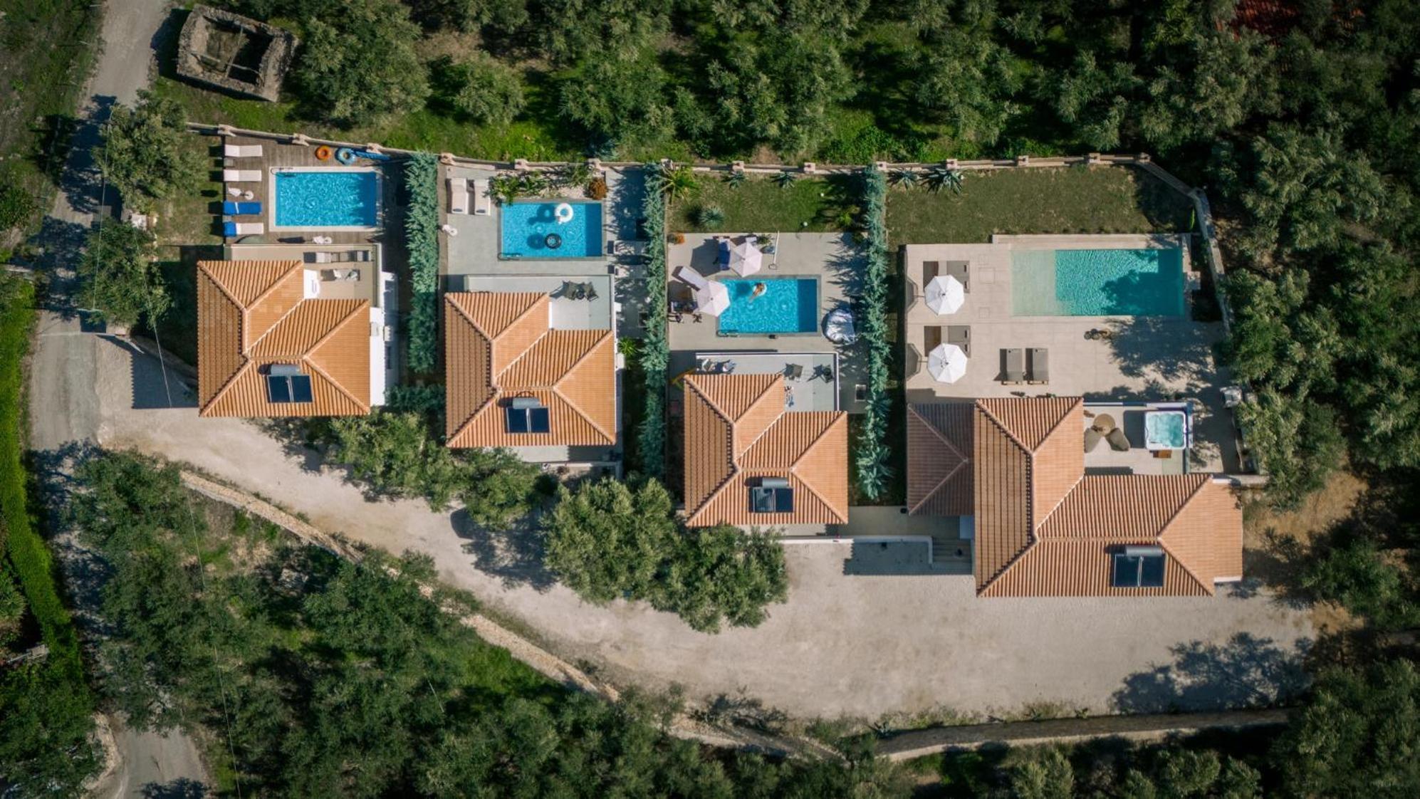Queen Of Zakynthos Luxury Villas アモウディ エクステリア 写真
