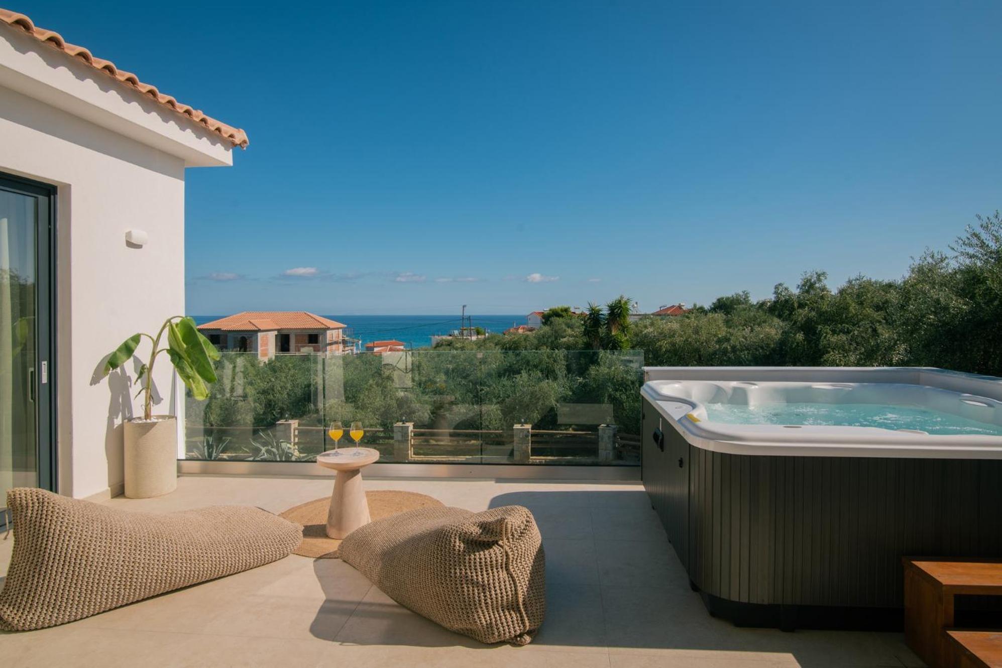 Queen Of Zakynthos Luxury Villas アモウディ エクステリア 写真